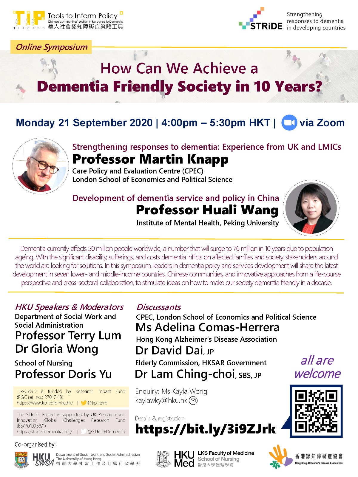 Online Symposium – How Can We Achieve a Dementia Friendly Society in 10 Years?