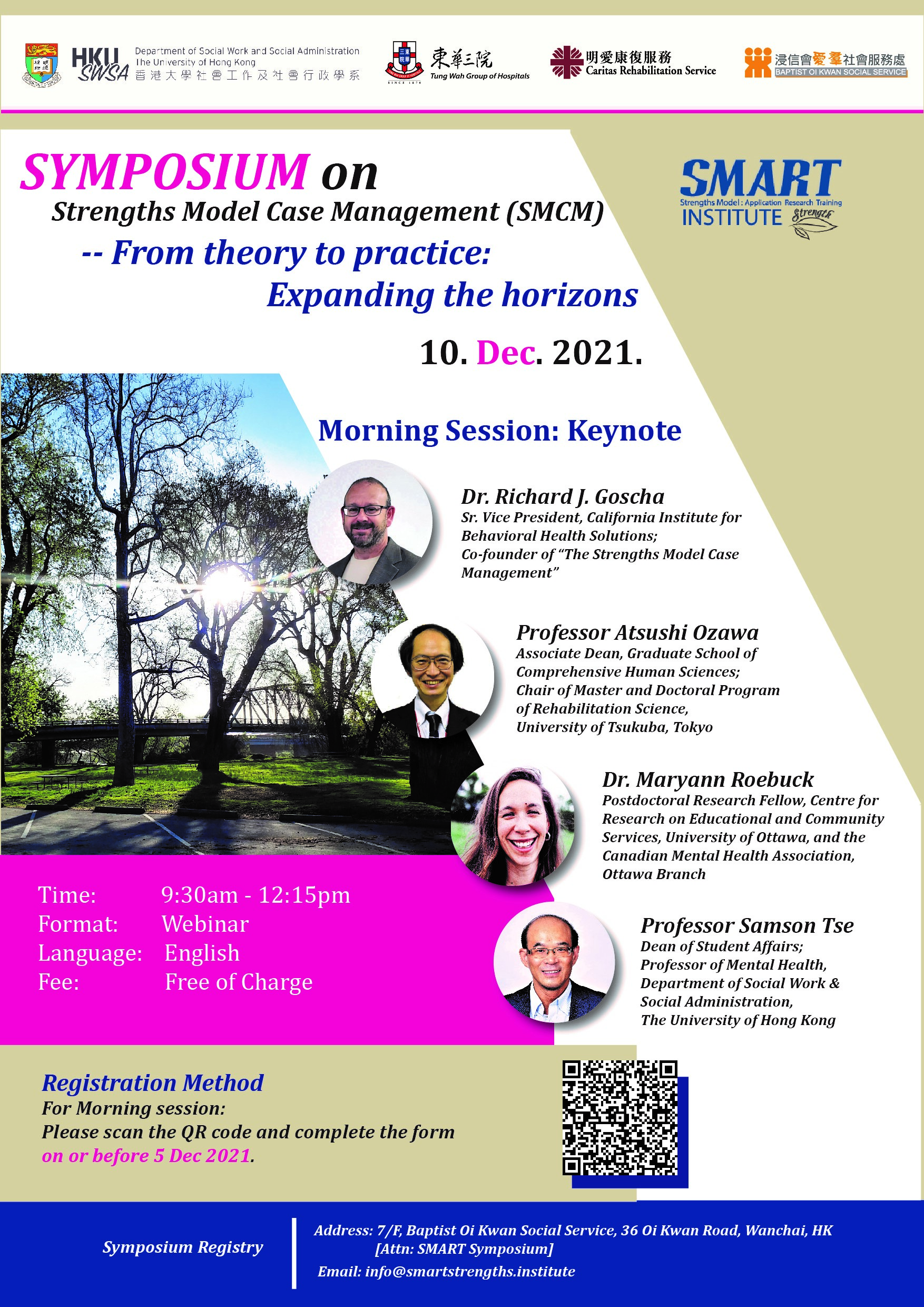 Symposium on Strengths Model Case Management– From theory to practice: Expanding the horizons