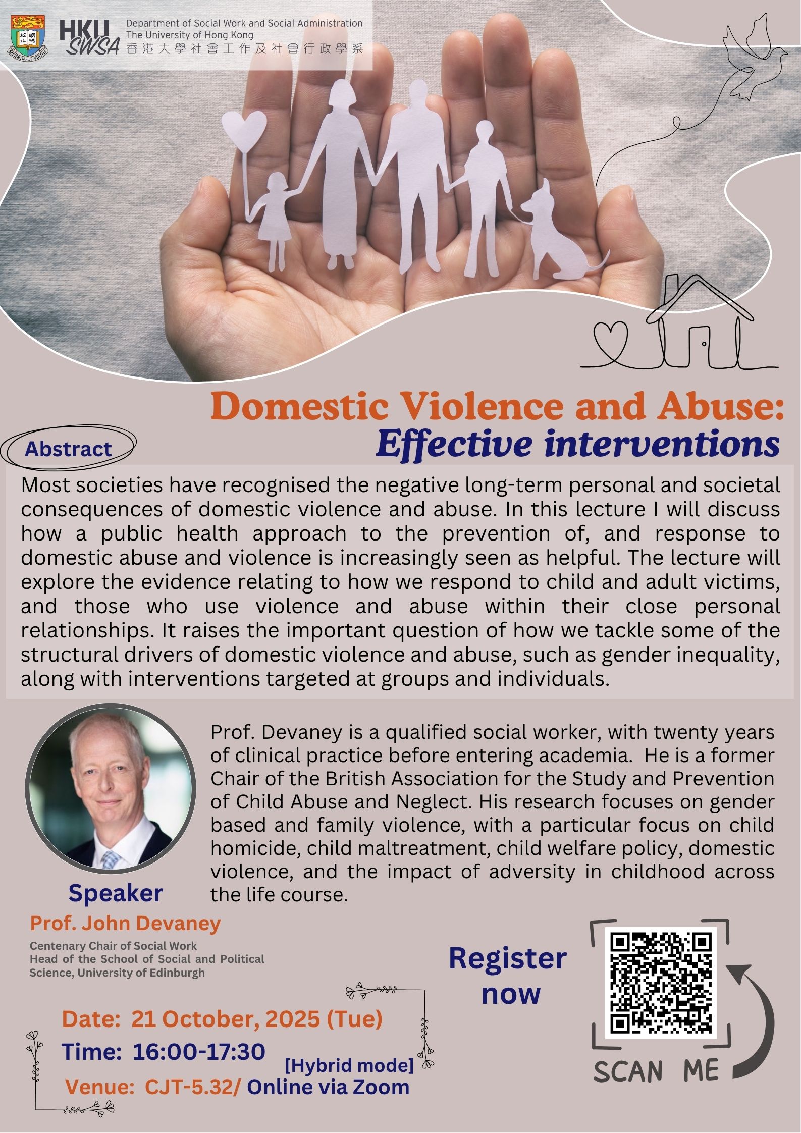 MSW EE Seminar – Domestic Violence and Abuse: Effective interventions
